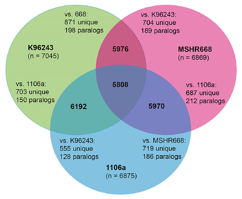 Venn diagram illustrating 