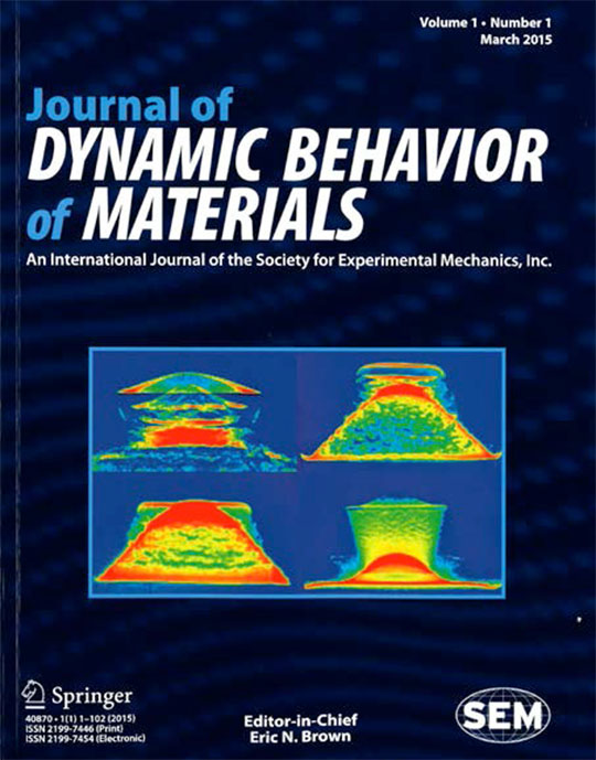 The journal’s cover image depicts a series of proton radiographs of disks 