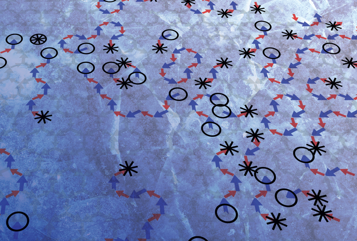 Fractionalized excitations move by flipping qubits in the Kagome Ice-II disordered manifold.